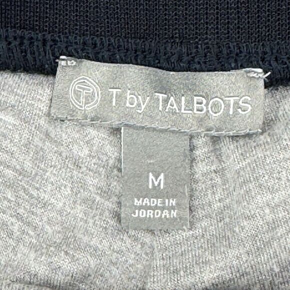 T by Talbots Pull On Lounge Active Pants M Navy Blue Stretch Lined Warm Walking - Picture 15 of 15